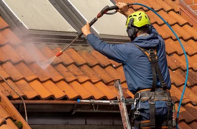Démoussage et hydrofuge de toiture à Manot